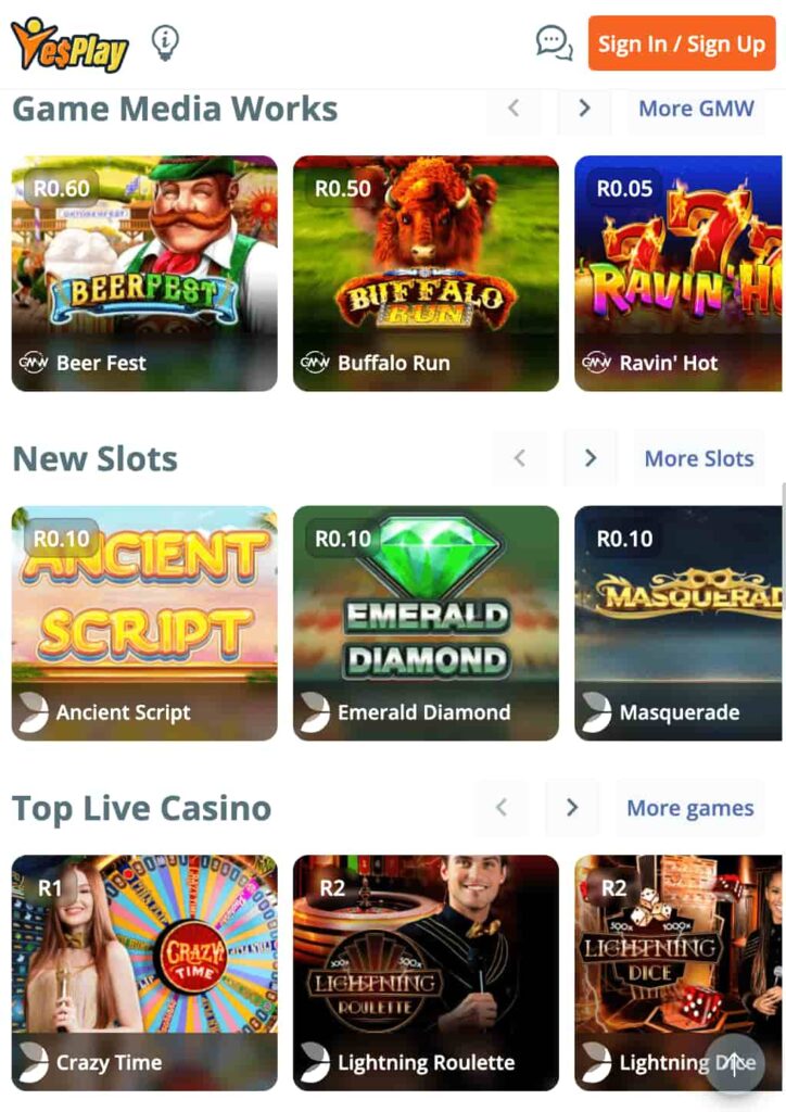 Yes Play Free Spins